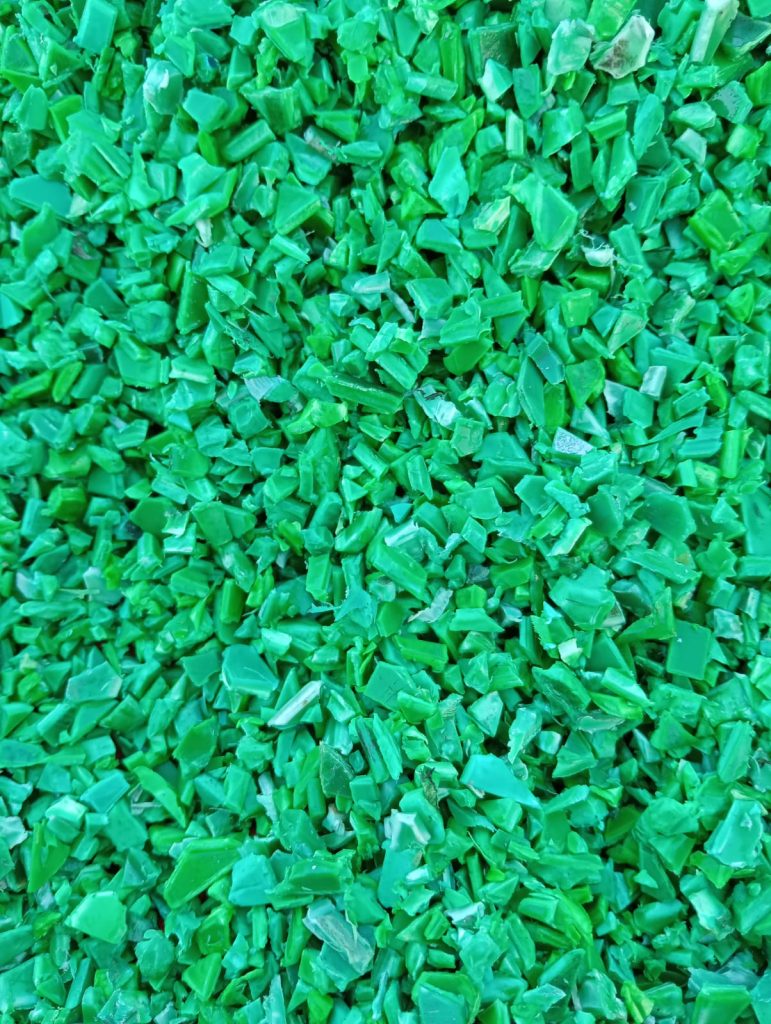 Plastik Cacah Warna Hijau